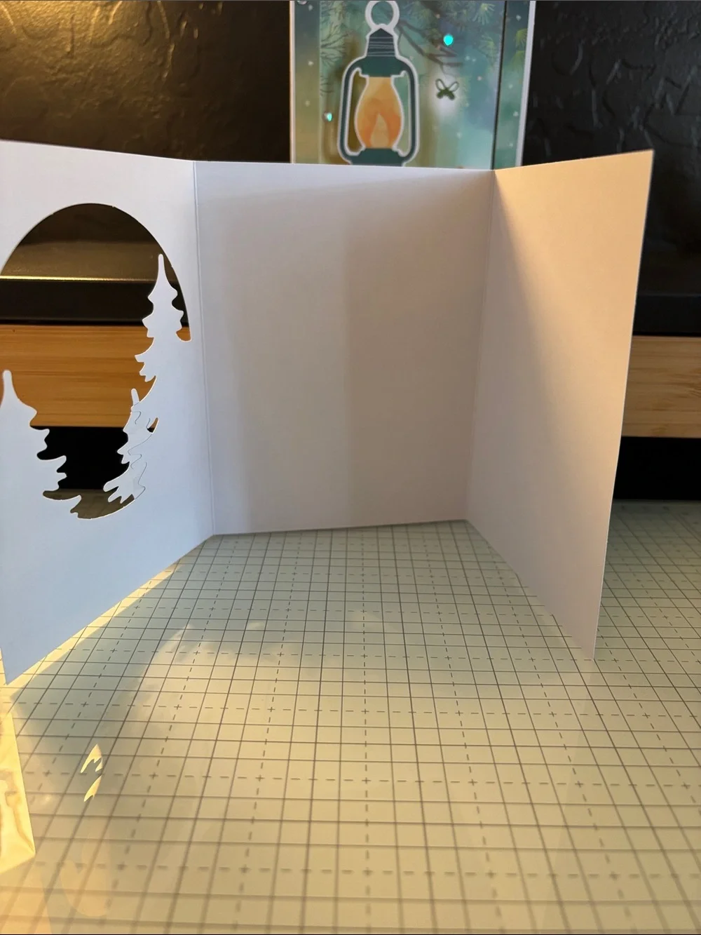 Set of 4 Camping-Themed Greeting Cards